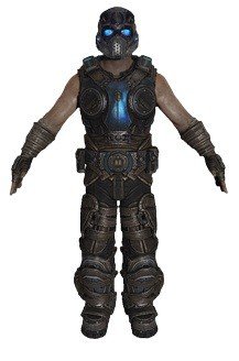 Amazon.com: Gears of War 3 Series 3 COG Soldier with Retro Lancer